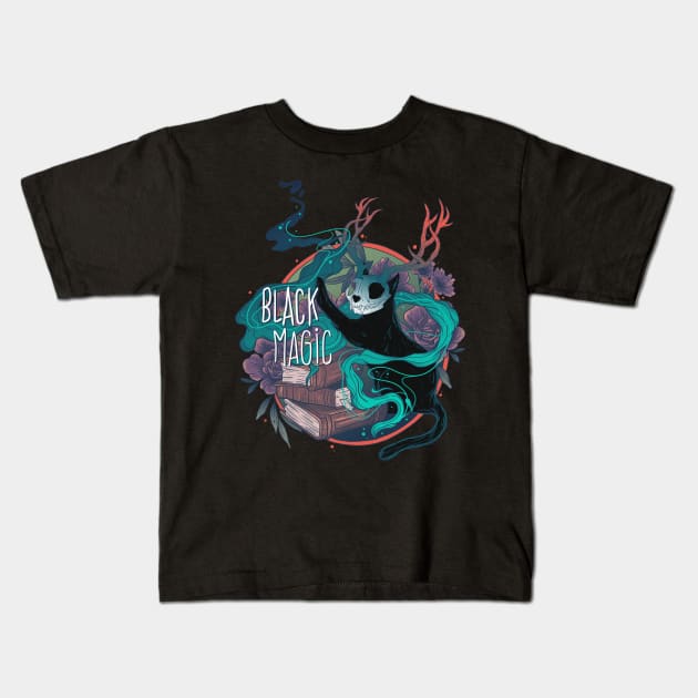 Black Magic Kids T-Shirt by Jess Adams